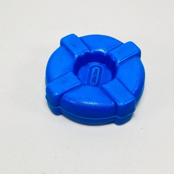 Vintage Toddle Tots Little Tikes Navy Sailor Figure Toy With Blue Raft - Picture 6 of 10